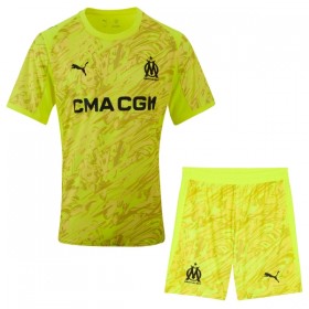Olympique de Marseille Doelman Tenue gele 2025-26  - Kids